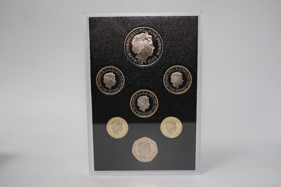 British coins, QEII, Royal Mint, 2013 UK proof coin set commemorative edition, in case of issue with certificate